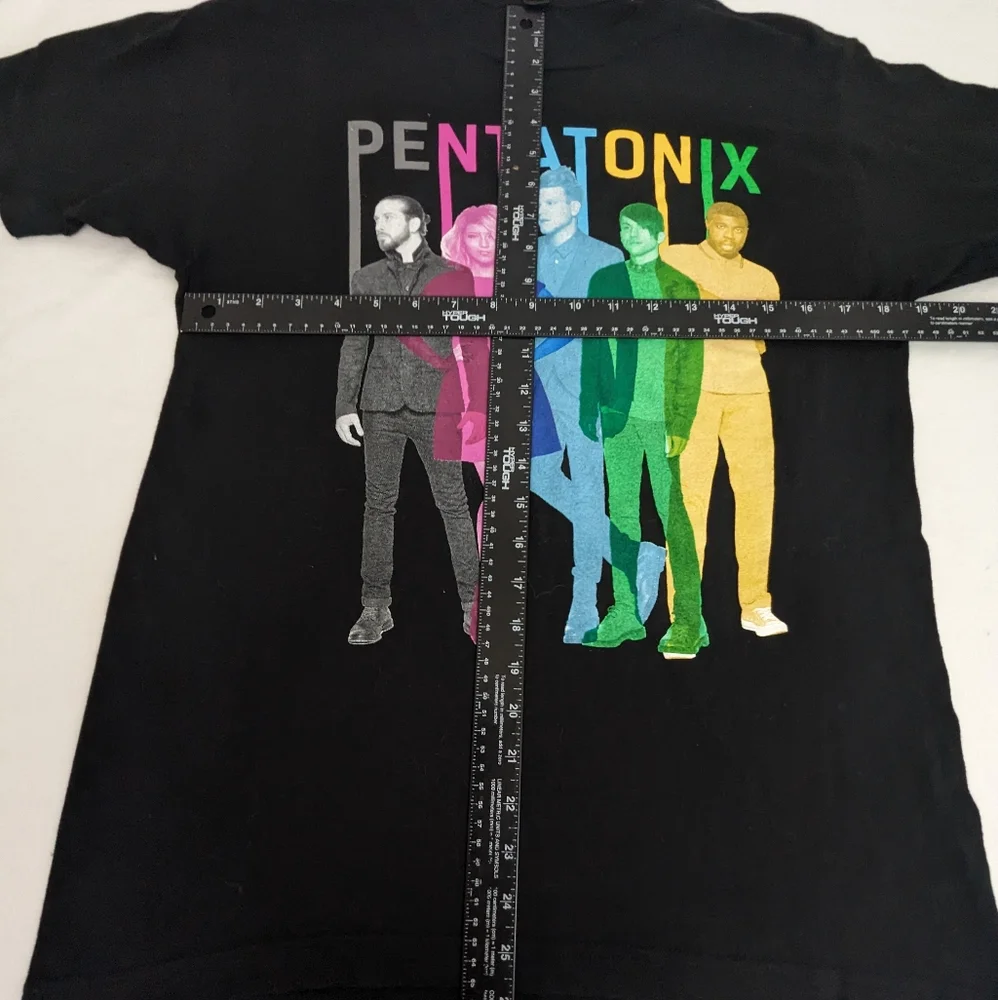 Pentatonix 2016 World Tour Merch Tee Shirt  w/Concert Cities Back Medium